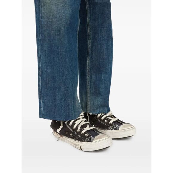 Maison Margiela Women High-Top Sneakers With A Worn-Look Finish